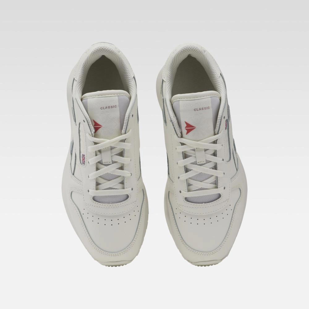 Reebok Footwear Women Classic Leather SP Shoes CHALK/CHALK/BON Urban Step-On Move Layer