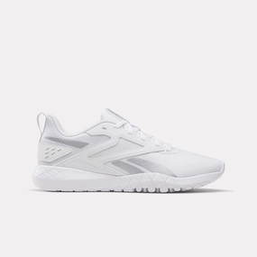 Casual Athlete Ideal for movement drills and fast-paced agility work Reebok Footwear Women Flexagon Energy 4 Training Shoes FOOTWEAR WHITE/MIST GREY