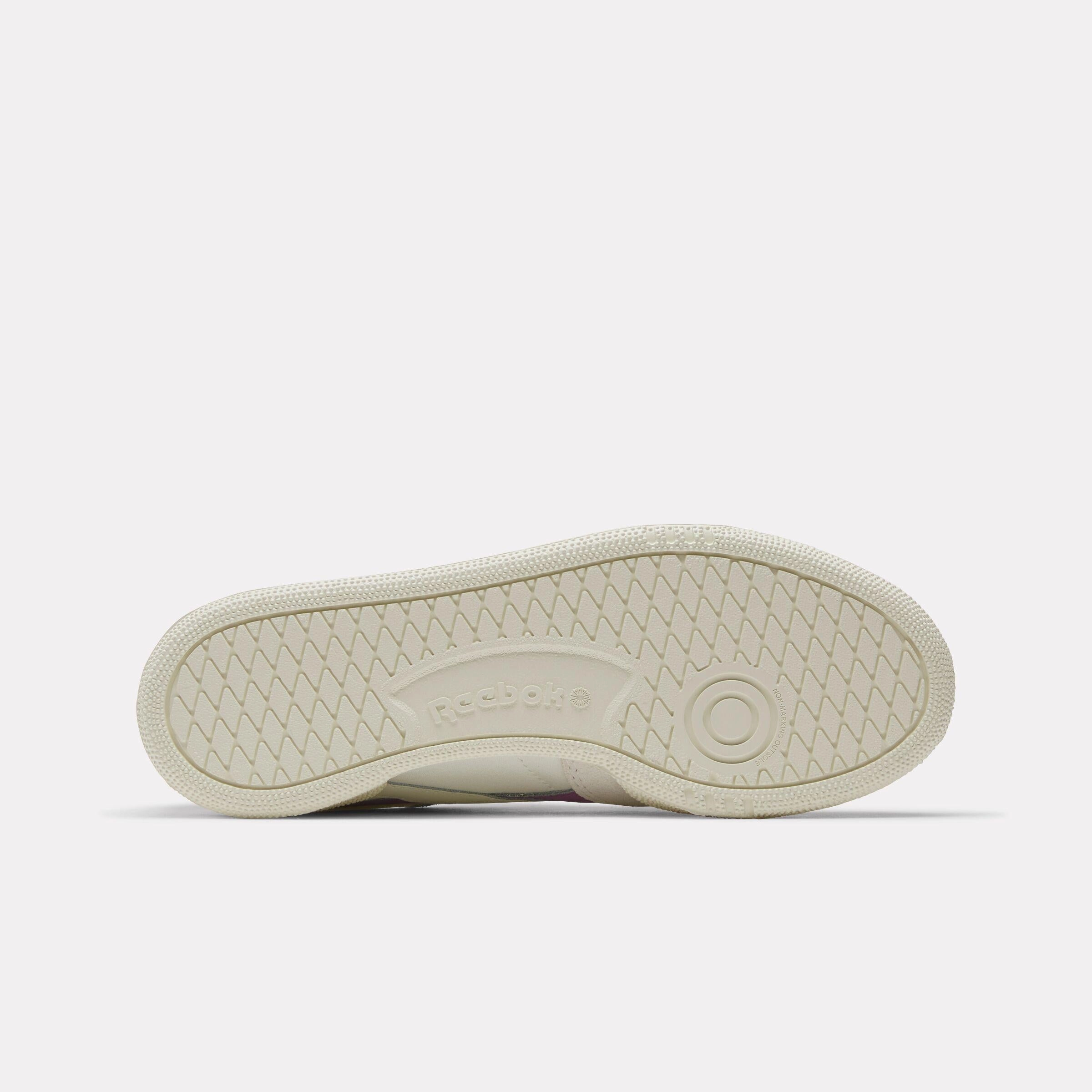 Reliable Footwear Reebok Footwear Women Club C Revenge Shoes CHALK/VINTAGECHALK/PURPLERAVE