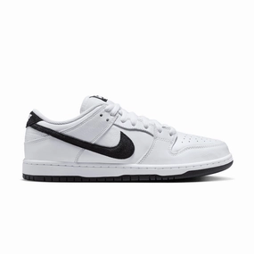 SB Dunk Low Pro 'White Black' Smooth Movement