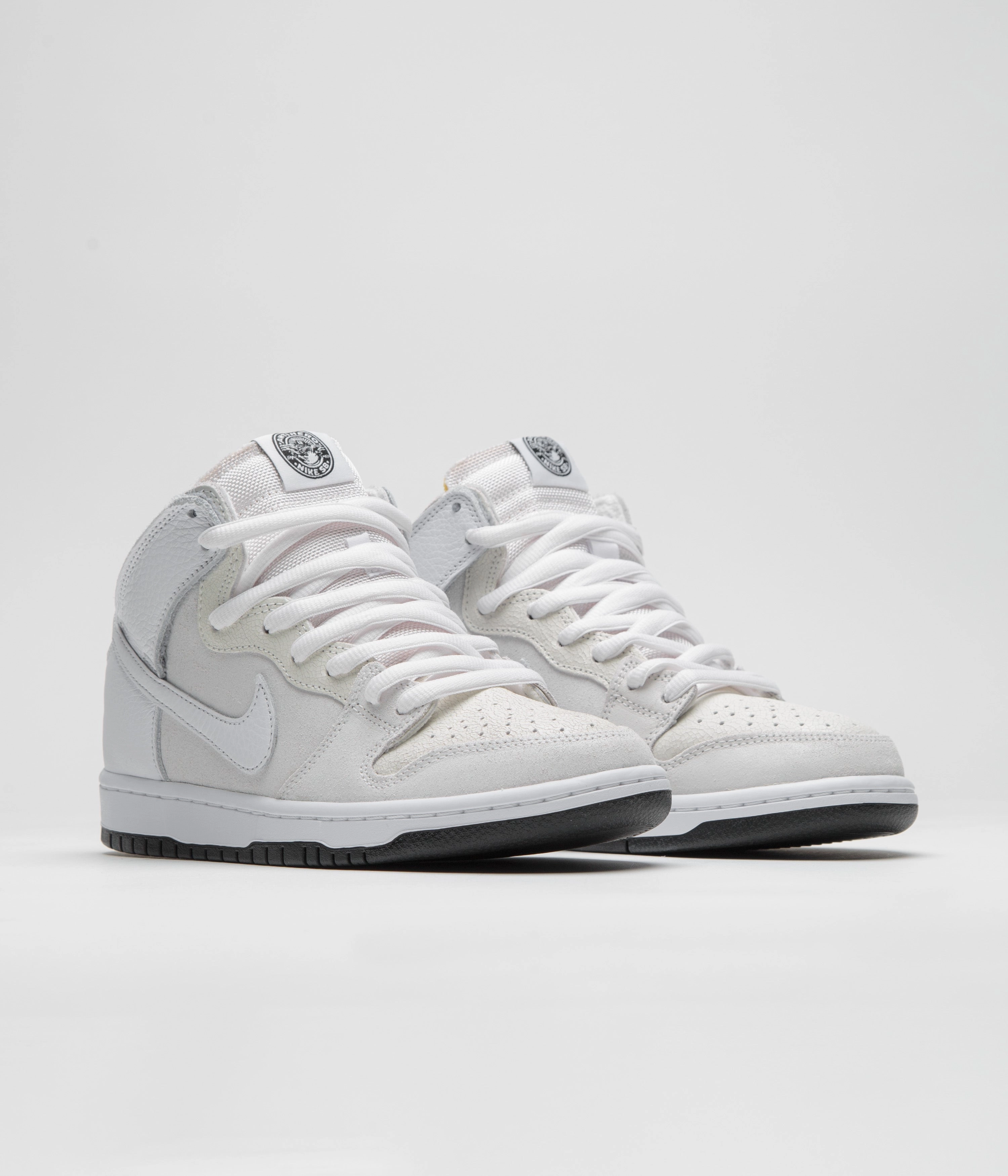 Road Running Equipment Nike SB x Antihero Dunk High Shoes - White / White - Black