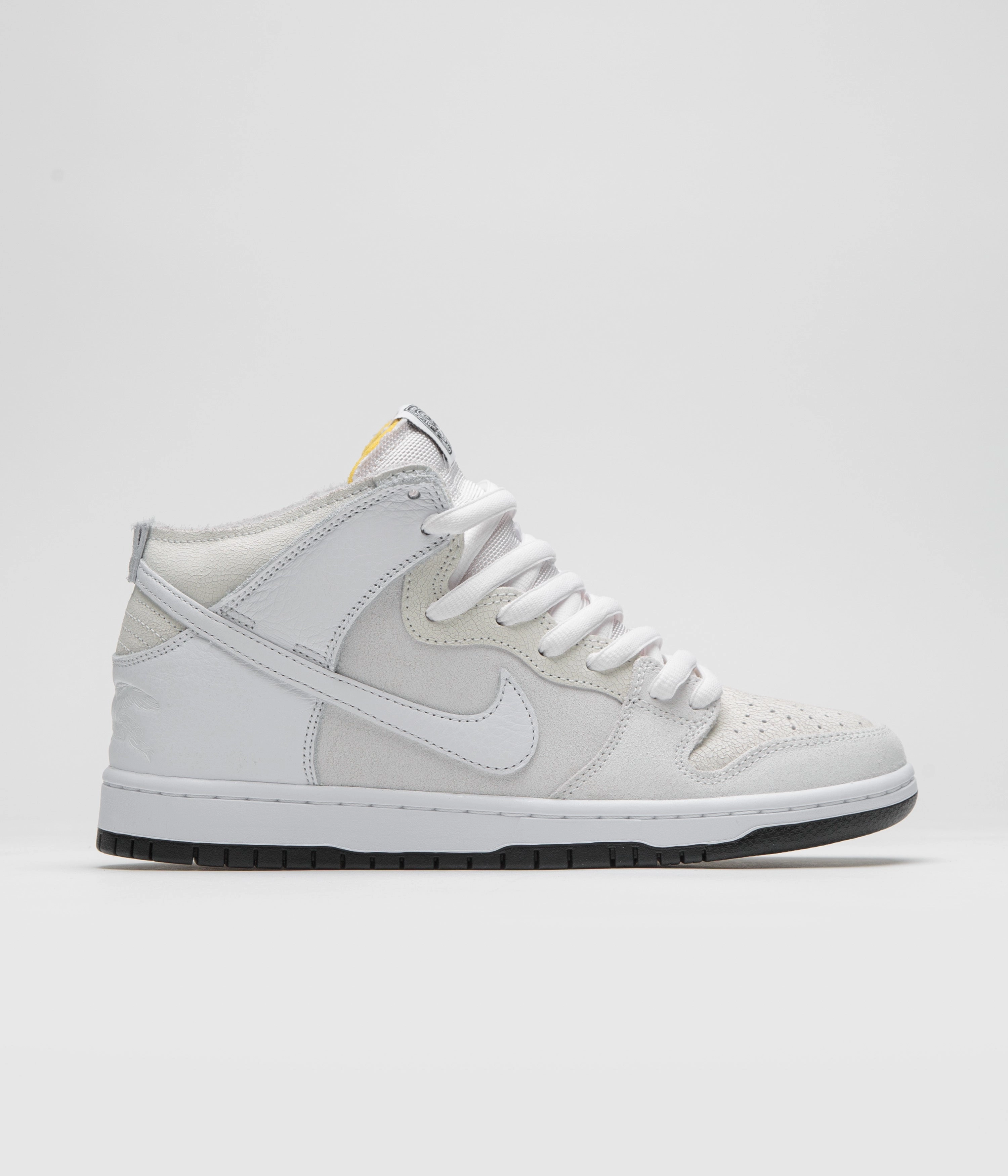 plastic - finish - design shoes Nike SB x Antihero Dunk High Shoes - White / White - Black