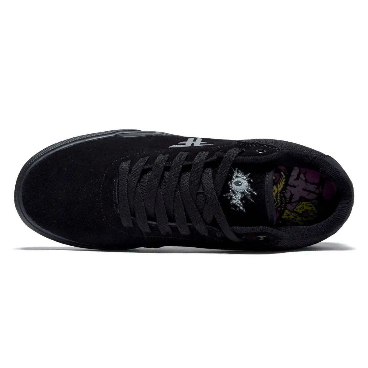 Rubber Toe Fallen The Fiend II Elliot Sloan Shoes - Black/Gray