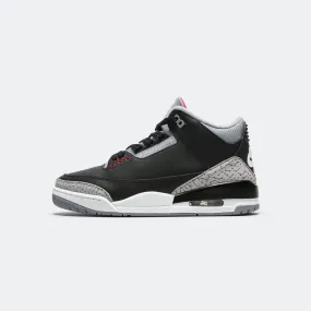 Soft cushion Built-In Lining Air Jordan 3 Retro - Black/Fire Red-Cement Grey-Summit White