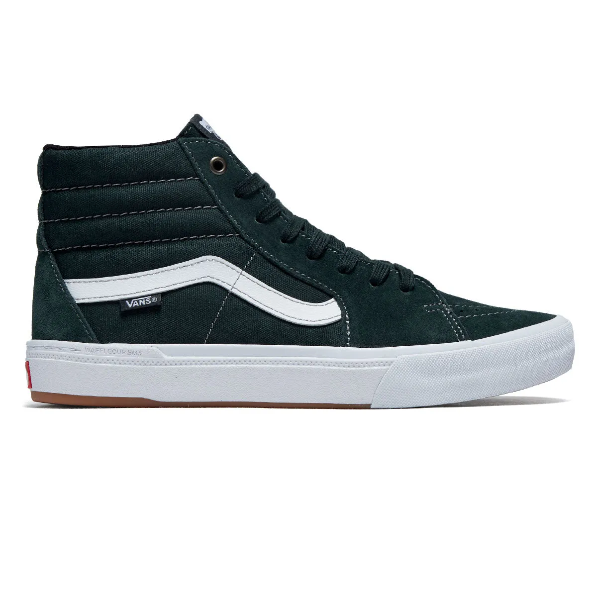 Elastic Comfort Vans Bmx Sk8-Hi Shoes - Dark Forest