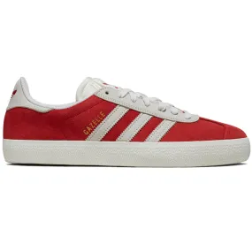 Park Leisure Premium Build Adidas Gazelle Adv Shoes - Better Scarlet/Core White/Gold Metallic