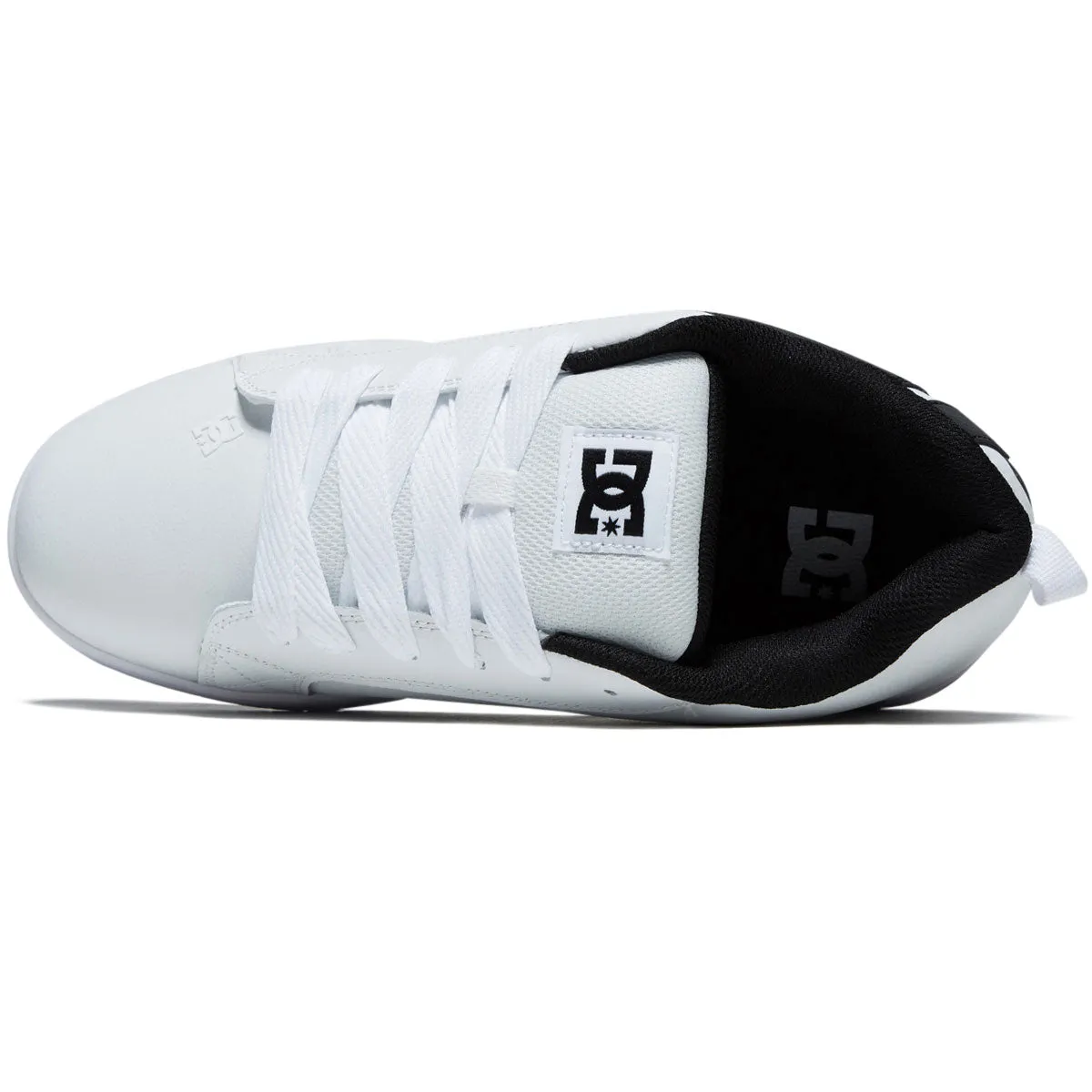 Shock Edge DC Court Graffik Shoes - White/Black/Black