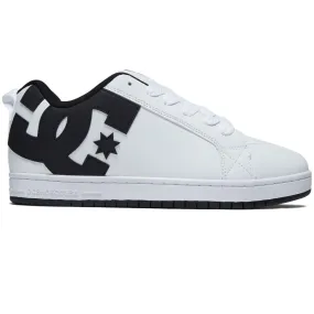 Street Leisure Easy Action DC Court Graffik Shoes - White/Black/Black
