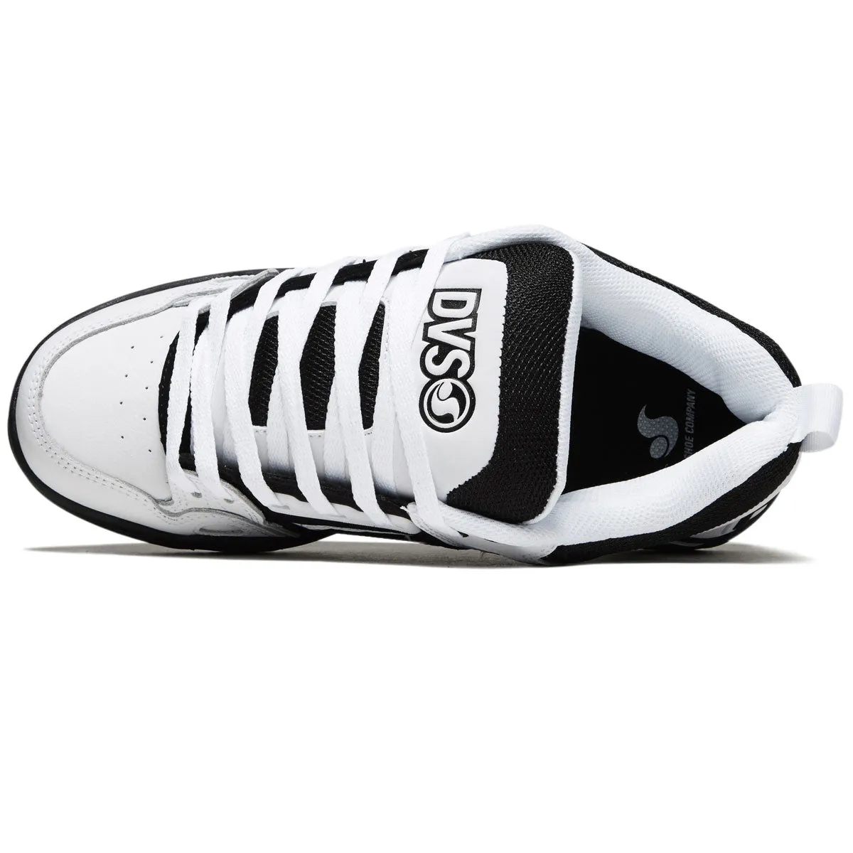 Shock Flow Pro DVS Comanche Shoes - White/Black/White Leather