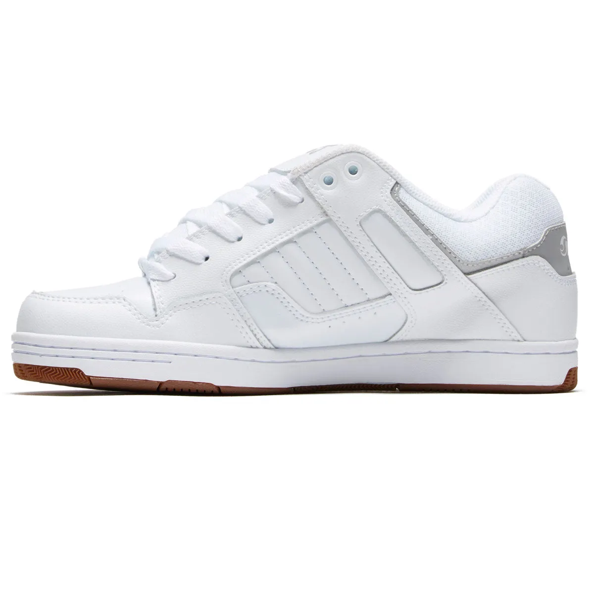 Shock Force DVS Enduro 125 Shoes - White Reflective/Gum/Nubuck