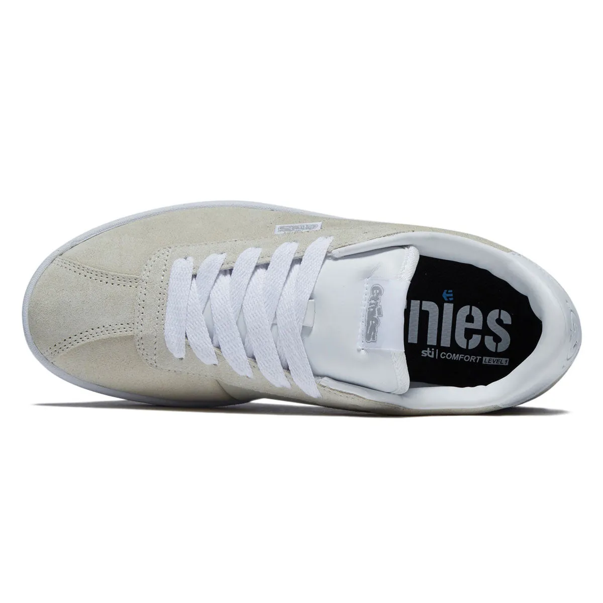 Shock Max Etnies Scam Shoes - White/White