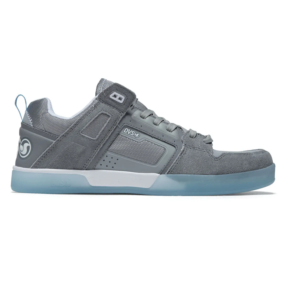 DVS Comanche LT Shoes - Wild Dove/Grey/Blue Suede Responsive Fit