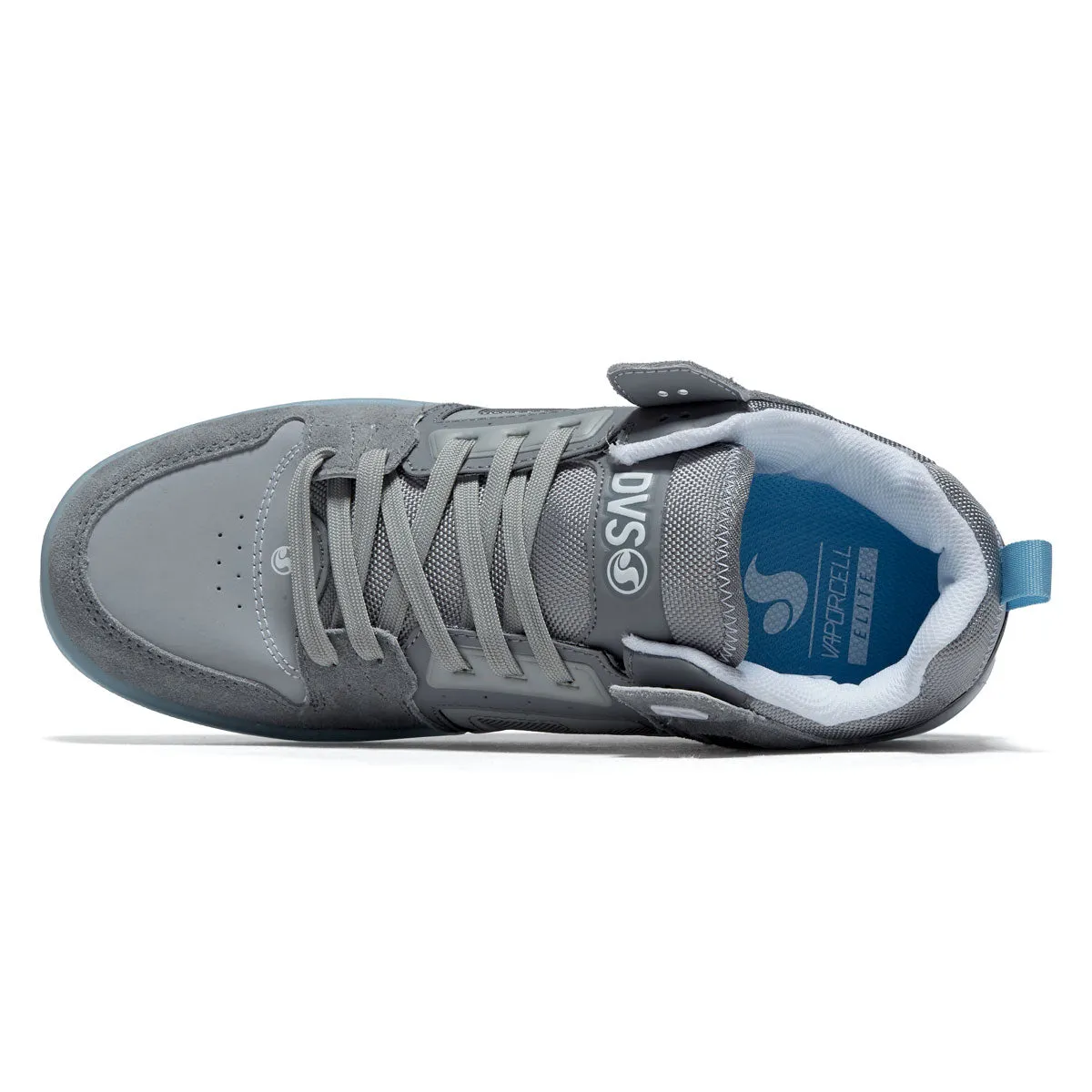 Shock Pace DVS Comanche LT Shoes - Wild Dove/Grey/Blue Suede