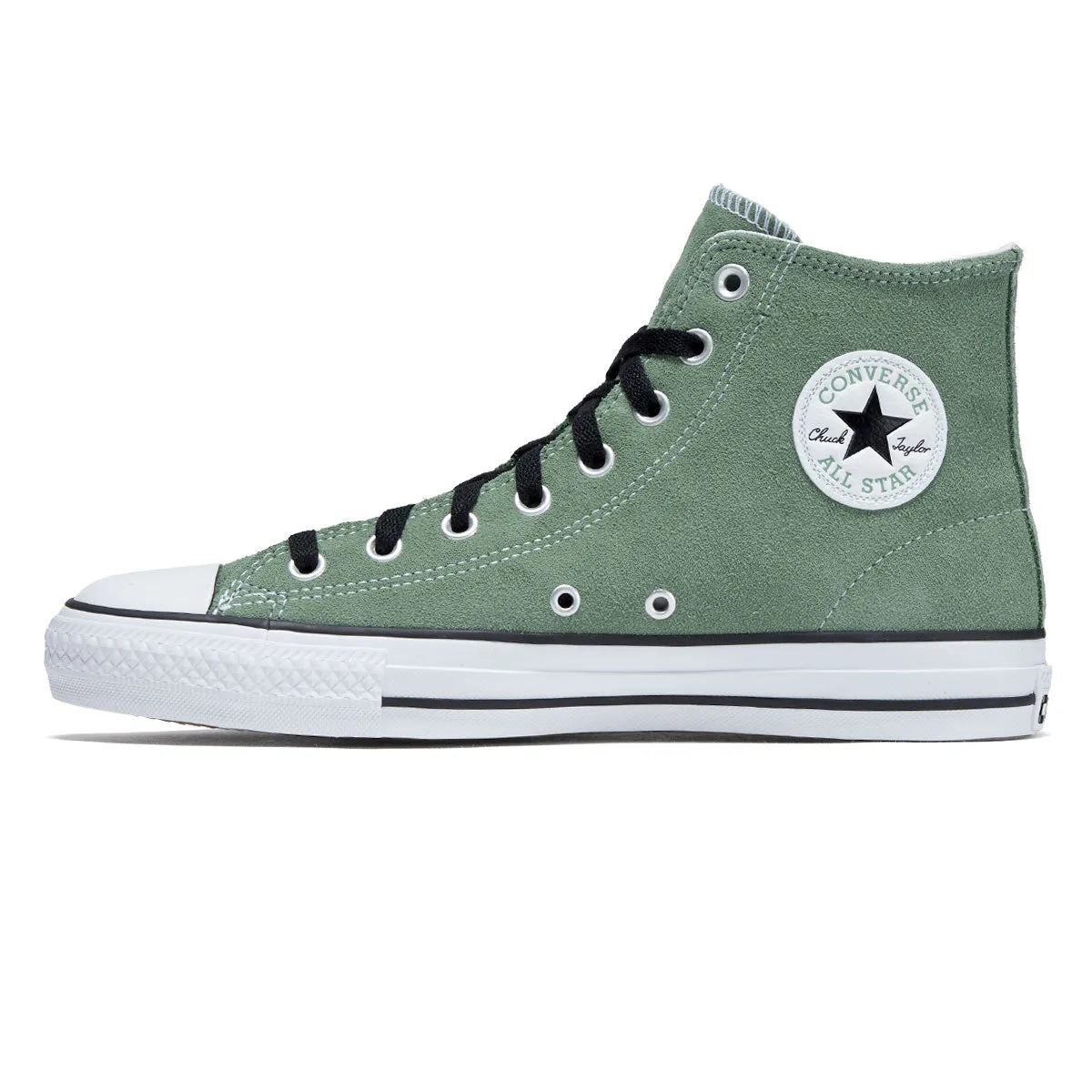 Shock Protect Converse Chuck Taylor All Star Pro Hi Shoes - Foothill Green/Black/White