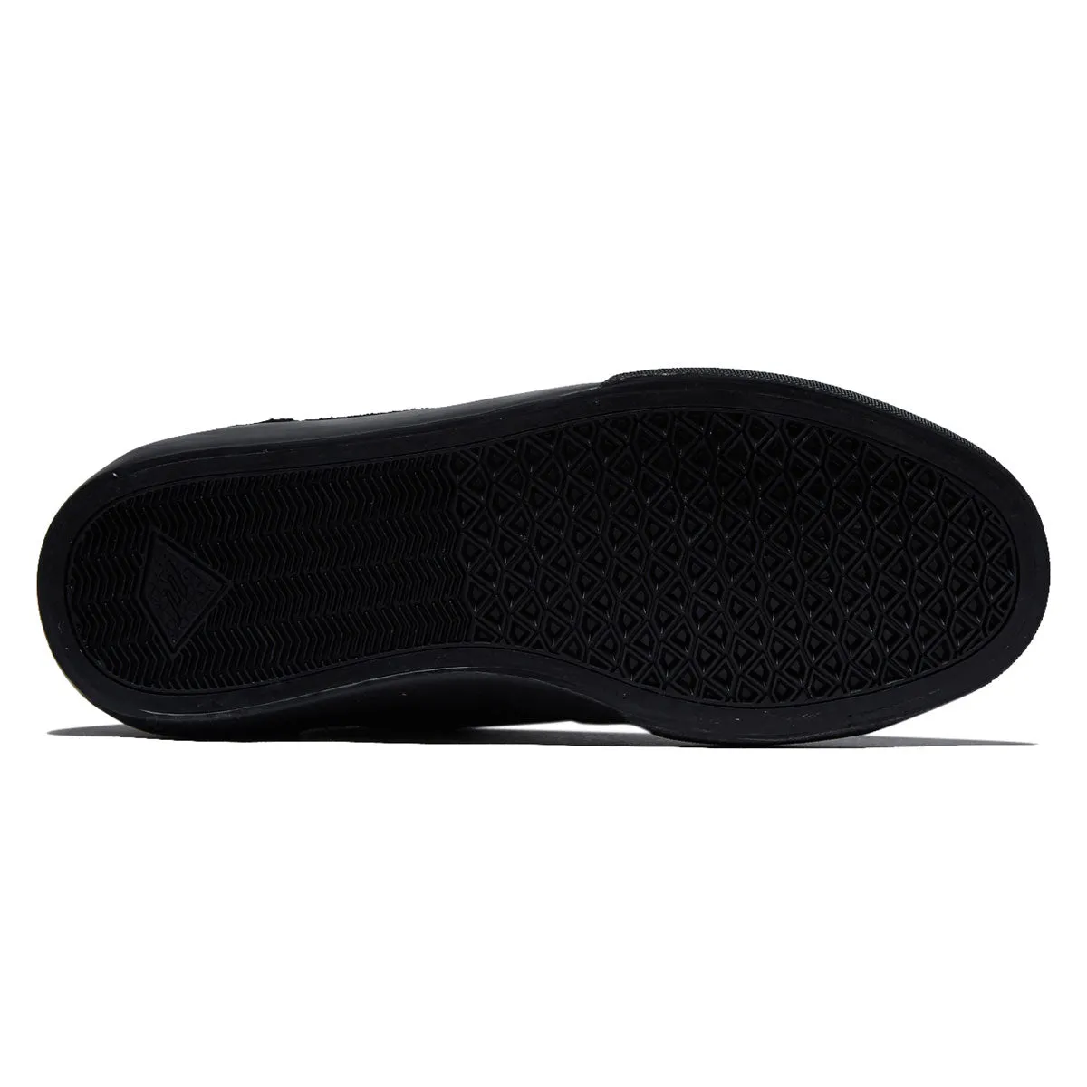 Sleek Finish Emerica Hoban Shoes - Black/Black/White