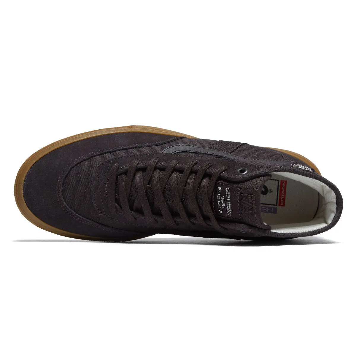 Sleek Look Vans Crockett High Shoes - Brown/Gum 2025
