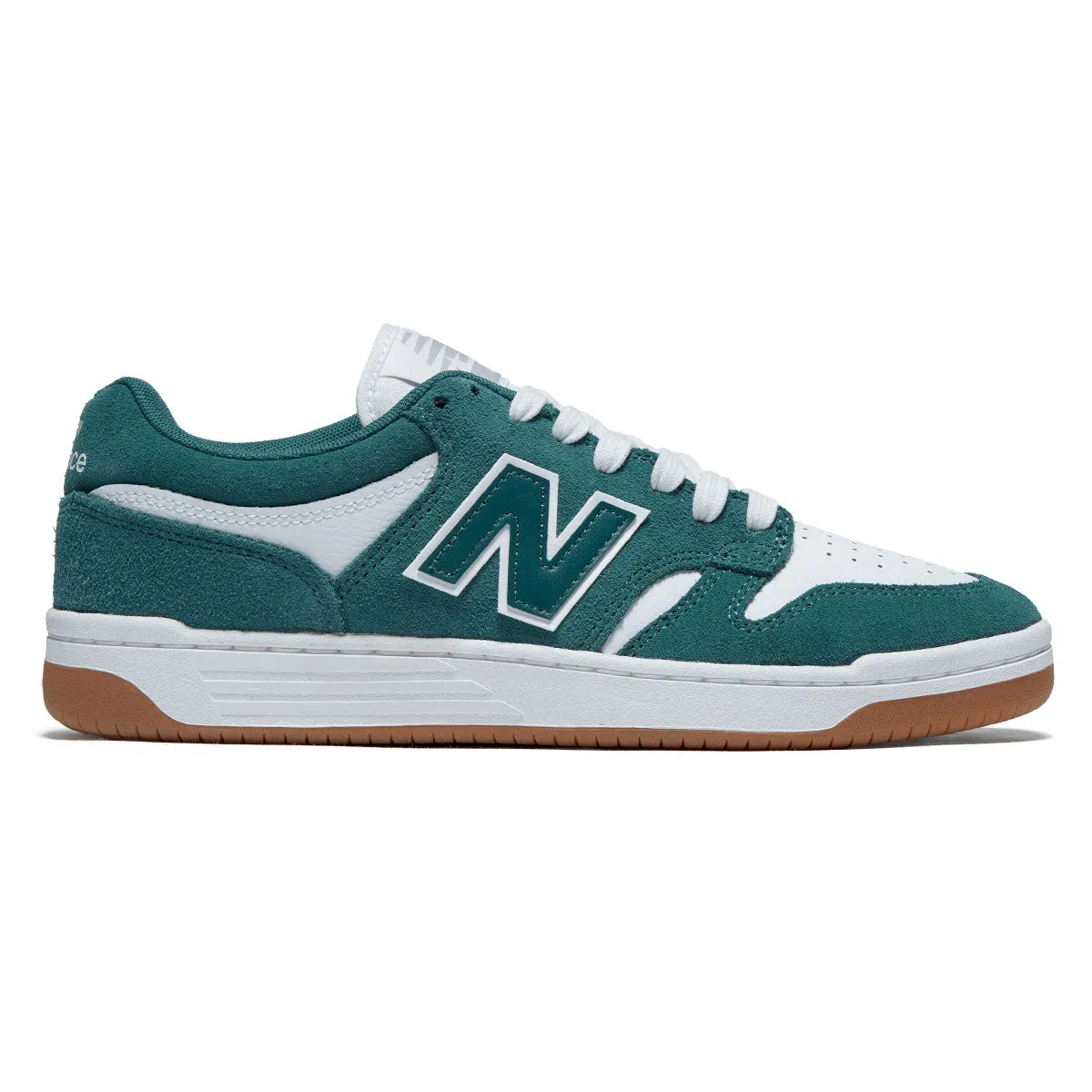 Sleek Wear New Balance 480 Shoes - Vintage Teal/White