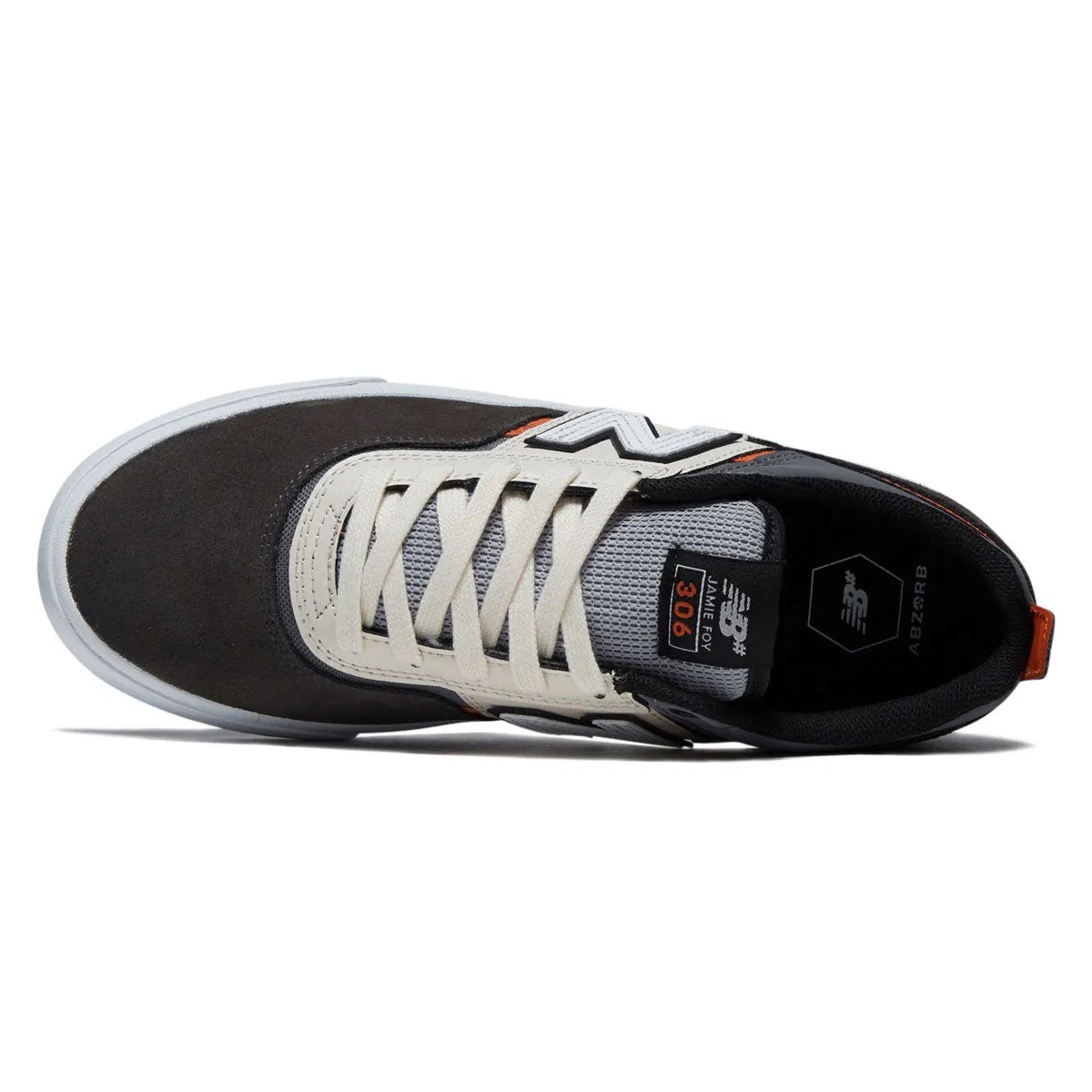 Slip Resistant New Balance 306 Foy Shoes - Dark Grey/Sea Salt