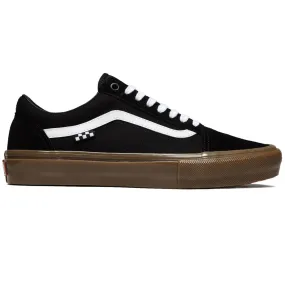 Flex Action Vans Skate Old Skool Shoes - Black/Gum