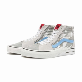   Aape SK8-Hi 'Bolt Grey' Stylish Comfort