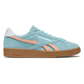 Iconic support Reebok Club C Grounds UK Shoes - Ai Aqua/Sunkissed Orange/Gum