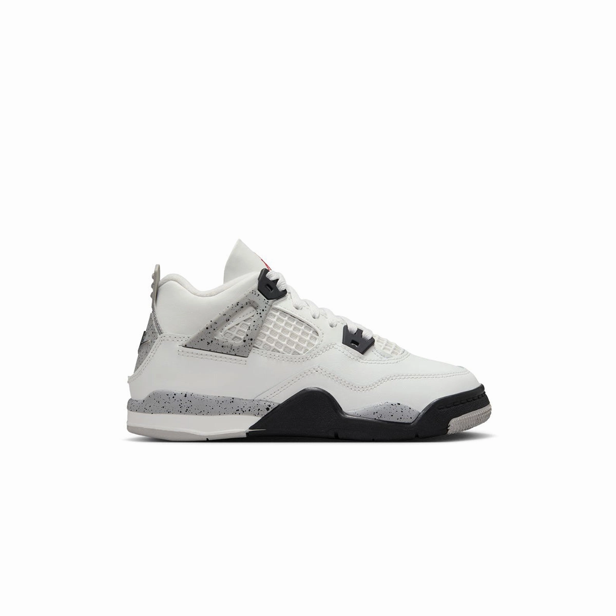Breathable Upper Kids Air Jordan 4 Retro 'White Cement'
