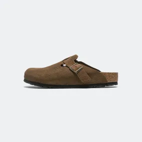 Boston Corduroy - Dark Tea Suede Leather Summer Footwear