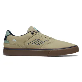 Effortless Ride Emerica The Low Vulc Shoes - Tan/Blue/Green