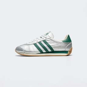 Womens Country OG - Silver Metallic/Collegiate Green Tennis Court Sport Mode