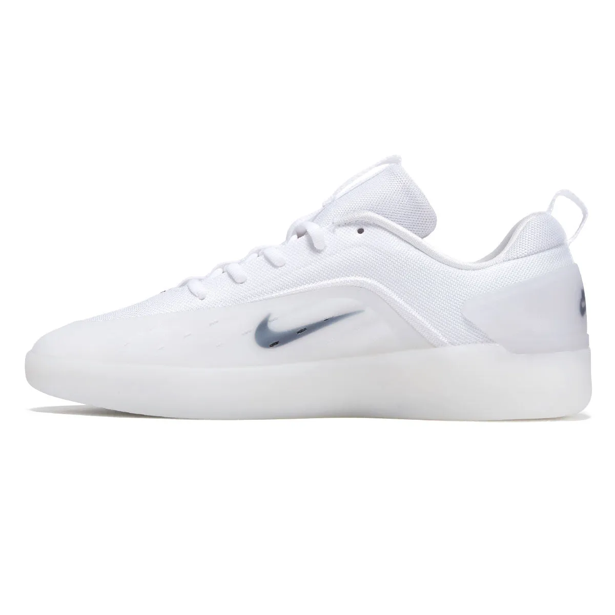 Soft Wear Nike SB Zoom Nyjah 4 Shoes - White/Black/White/Black