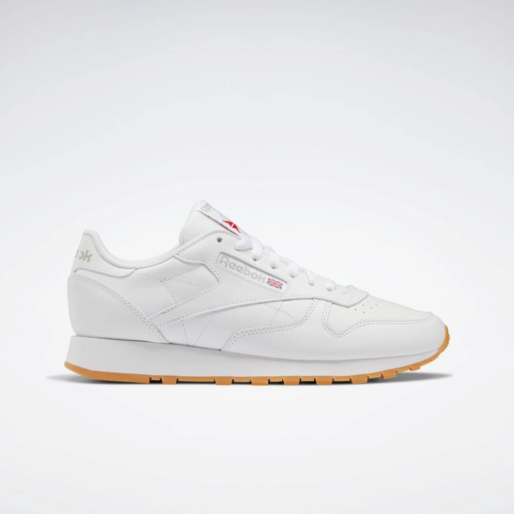 Active Move All weather Reebok Footwear Men Classic Leather Shoes FTWR WHT/PURE GRY 3/REEBOK RUB