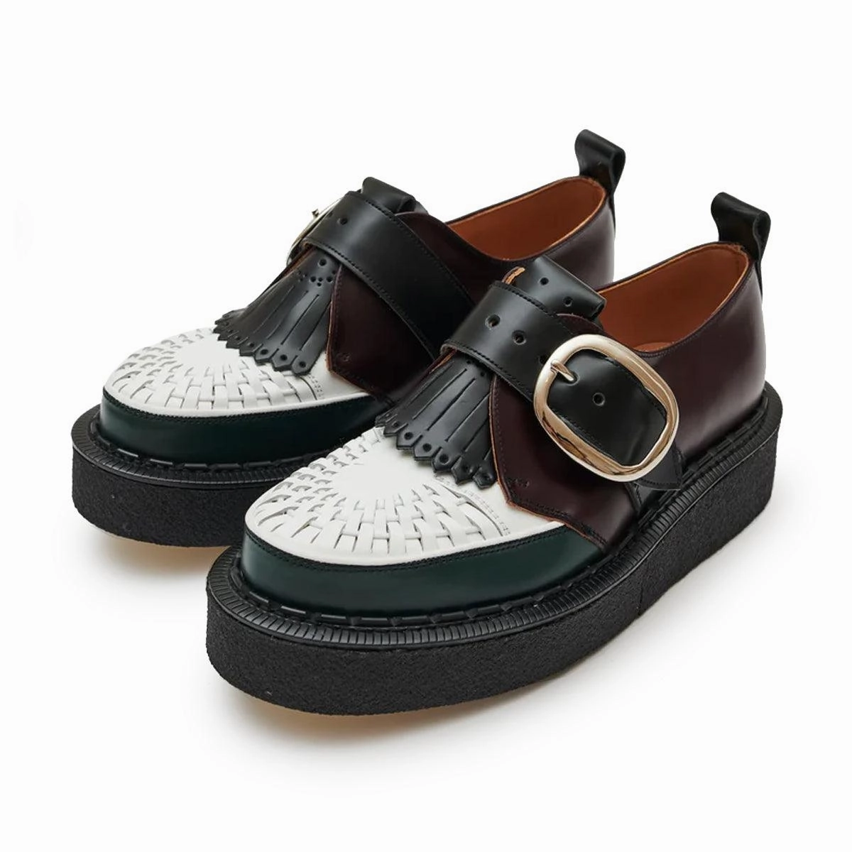 Soft Flex   George Cox Creeper 'Oxblood Green White'