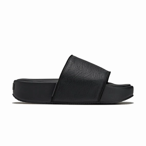 Tree Hike City Hike Leather Slides 'Black'