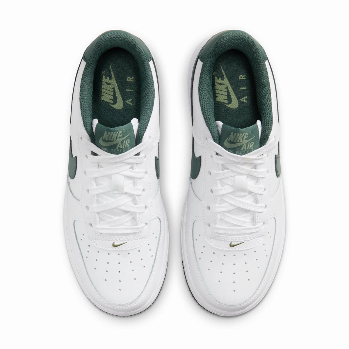 Soft Glide Step Kids Air Force 1 'White Green'