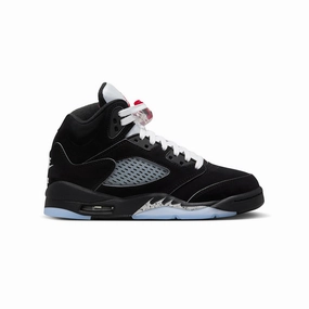 Kids Air Jordan 5 Retro OG 'Black Metallic Reimagined' Cloud Feel