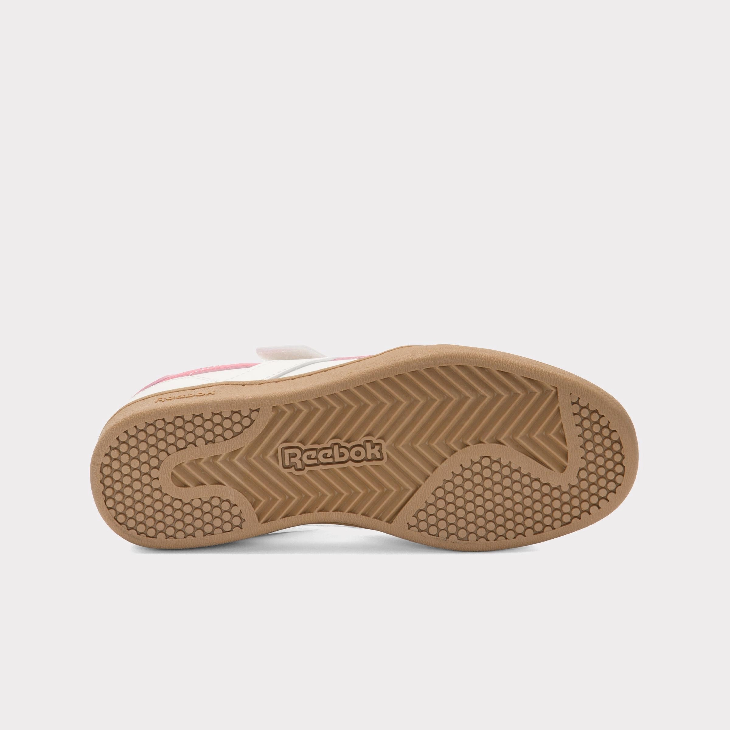 Soft Motion Step-On Comfort Layer Reebok Footwear Kids Smash Edge Shoes ??Pre-School CHALK/PASSIONPINK/SGUM1