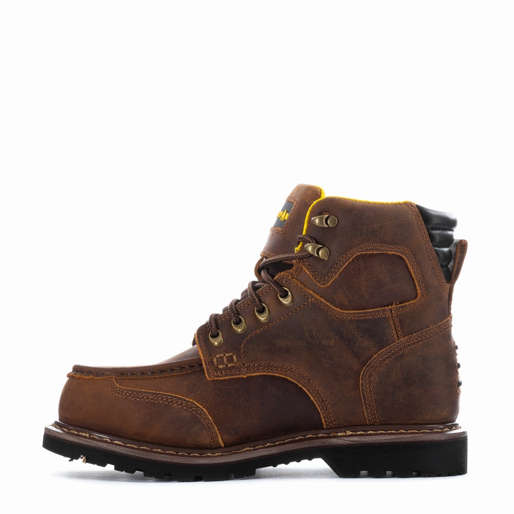Soft outsole 6" Defiant Moc Toe - Mens