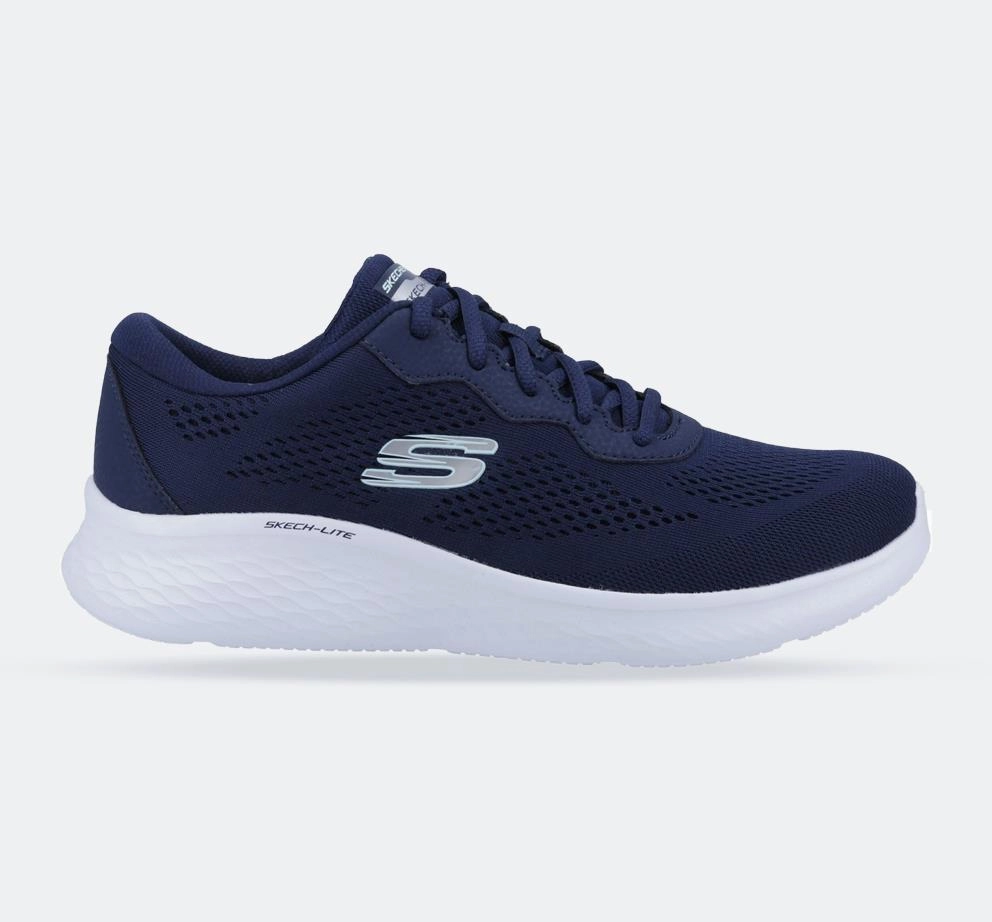 Soft padded Women's Wide Fit Skechers 149991 Skech Lite Pro Perfect Time Sneakers - Navy