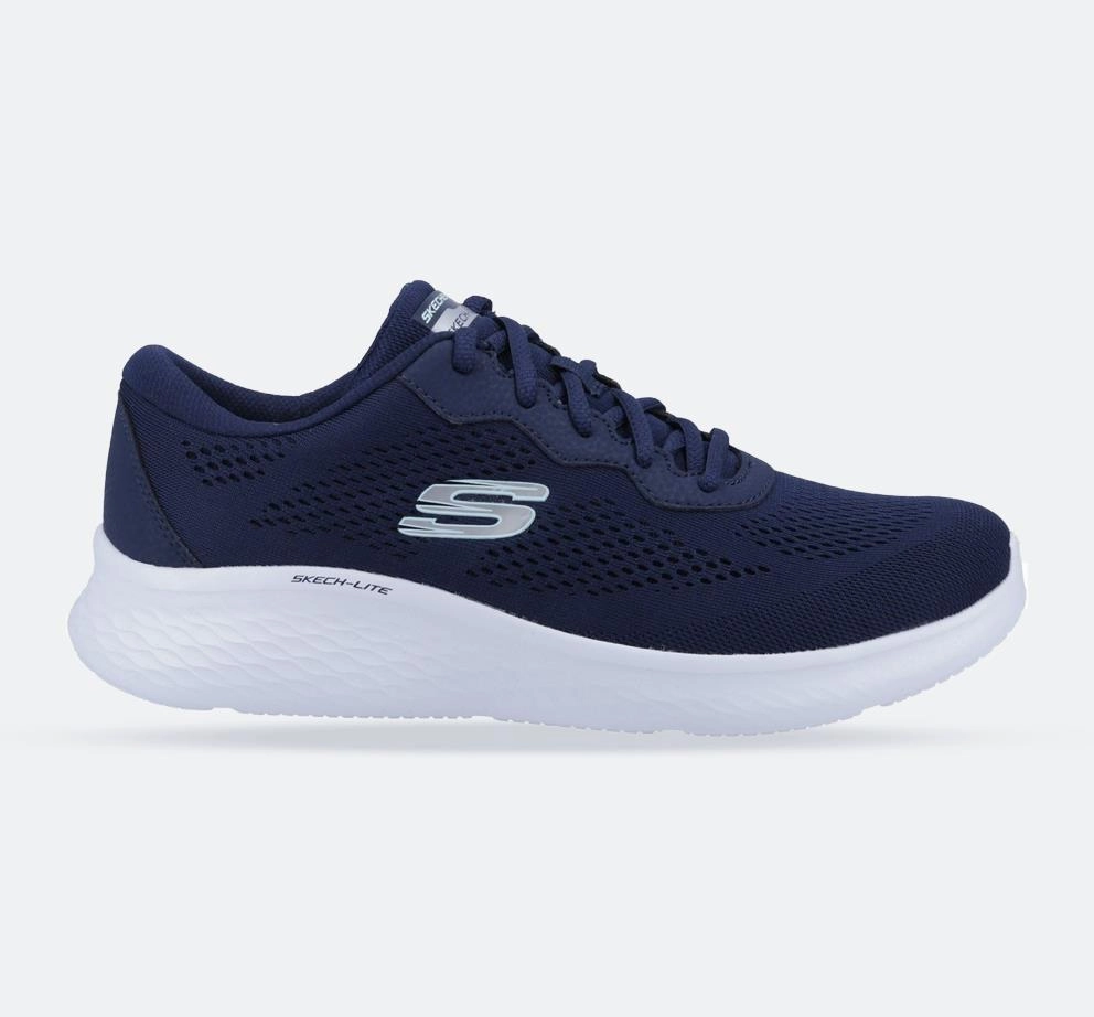 Soft padded Women's Wide Fit Skechers 149991 Skech Lite Pro Perfect Time Sneakers - Navy