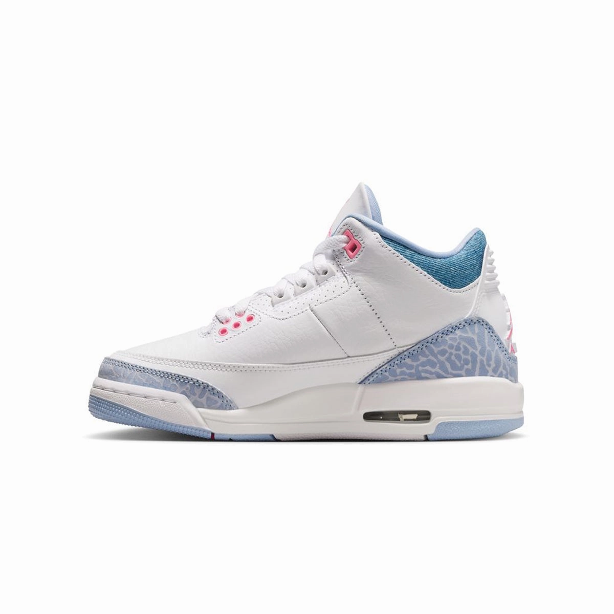 Soft Sole Kids Air Jordan 3 'Denim Pink Glow'