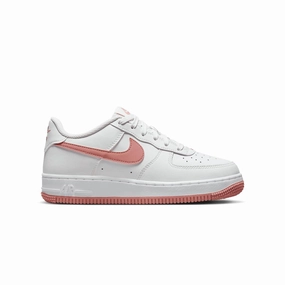 Kid's Air Force 1 'White Red Stardust' Sport Casual