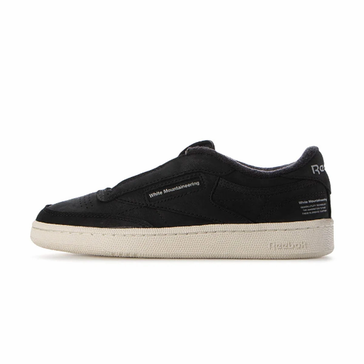 Soft Step Glide-In   White Mountaineering Club C 85 'Black Chalk Grey