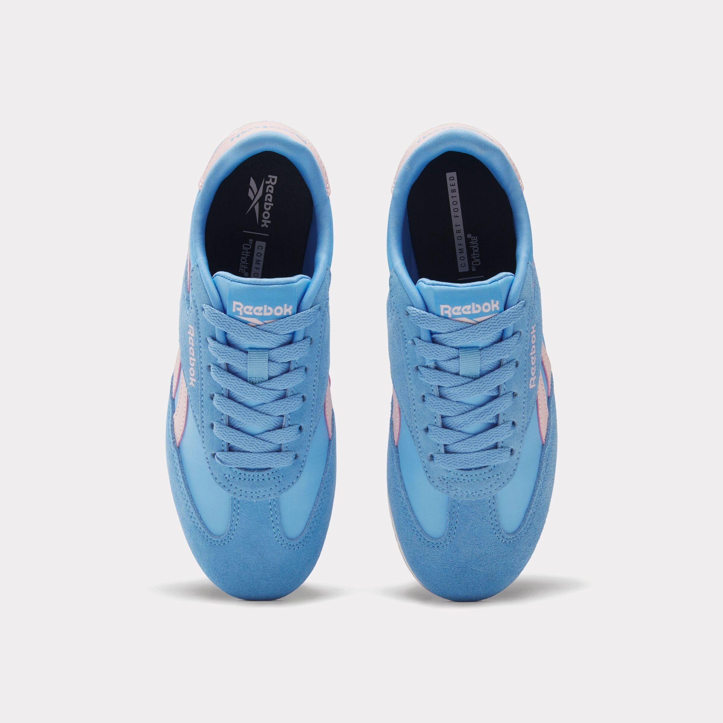 Soft Step Glide Move-Out Reebok Footwear Women World 70 Shoes BLUE/PINK/WHITE