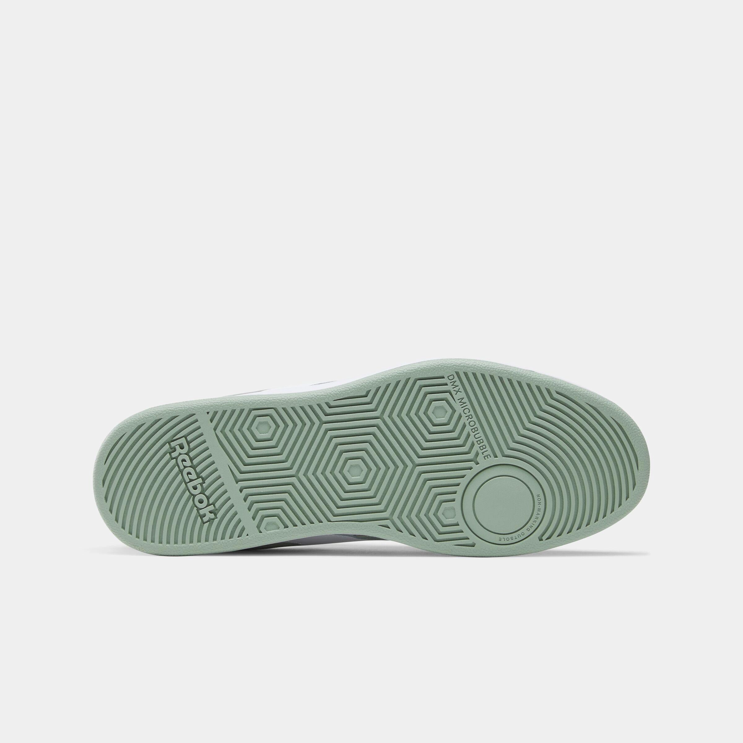 Soft Walk-Step Reebok Footwear Men Court Advance Shoes FTWRWHITE/HYBRIDGREEN/BARELYGR