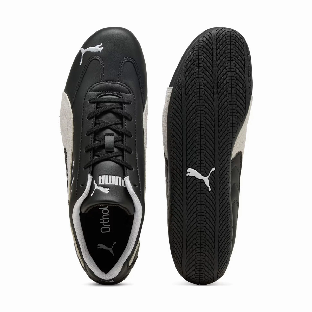 Speedcat Leather 'Black White' Lightweight Step Comfort