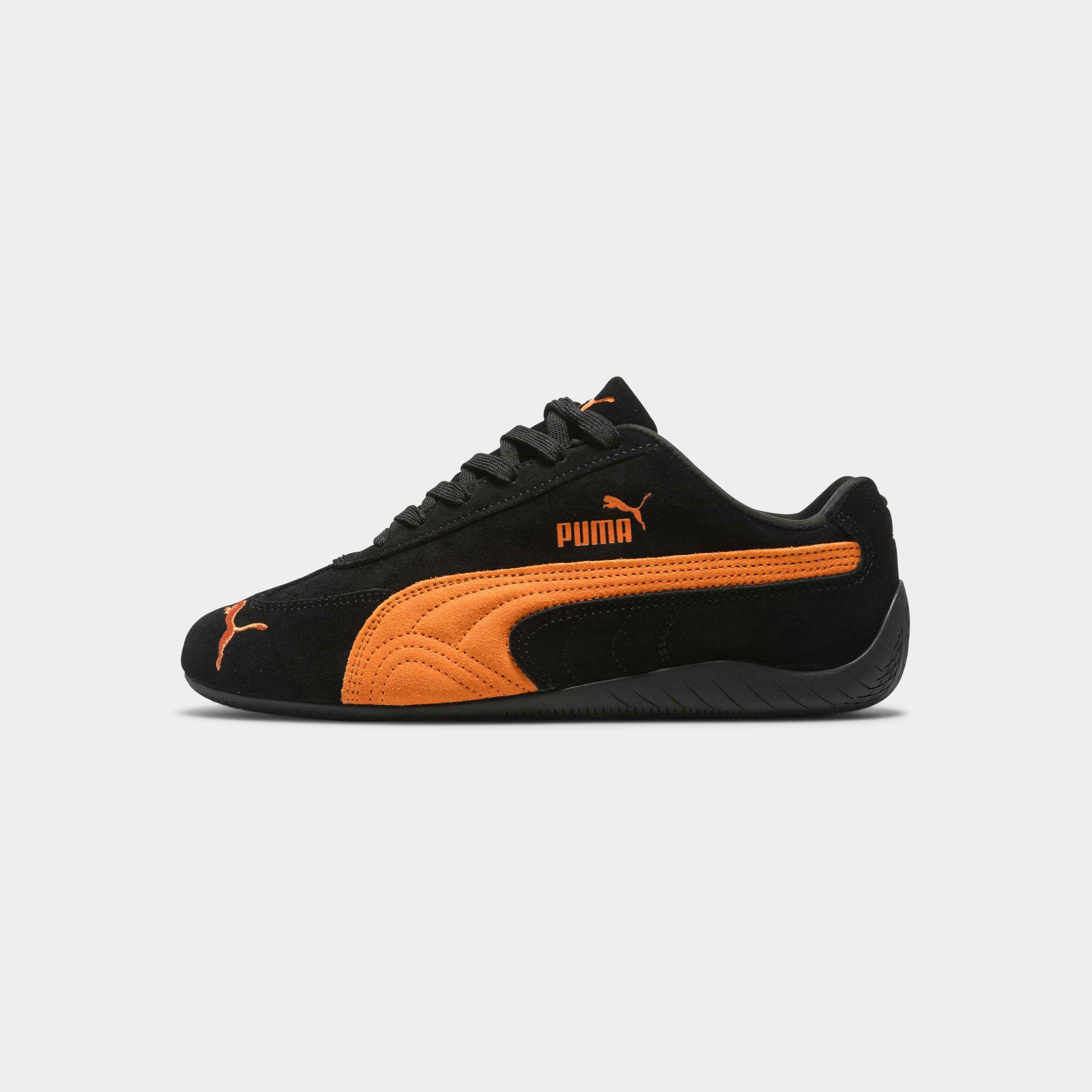Speedcat OG - Puma Black/Rickie Orange Smooth Support Step Comfort