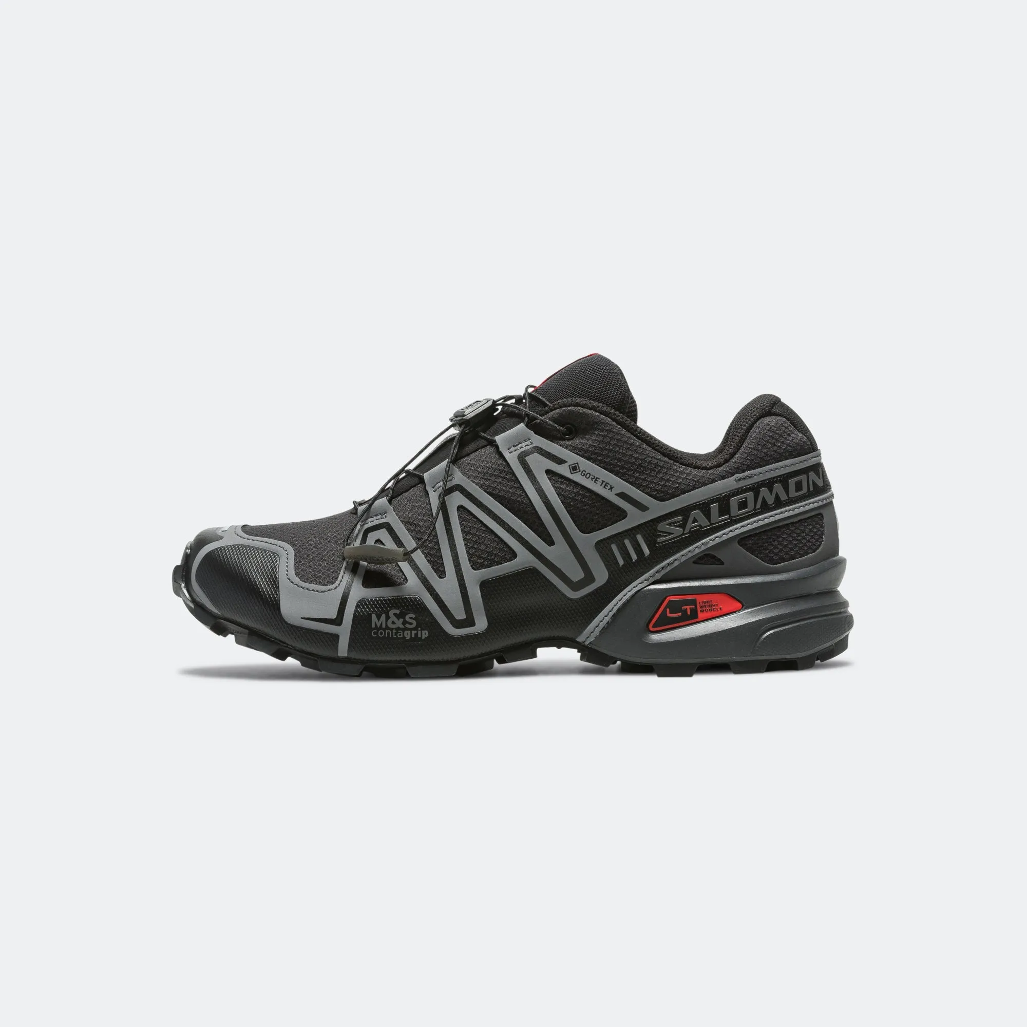 Speedcross 3 GTX - Black/Asphalt-Flame Scarlet All-Weather Comfort