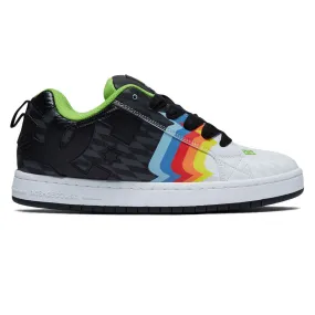Elastic Stretch DC x 43i Court Graffik Shoes - Black/White/Multi