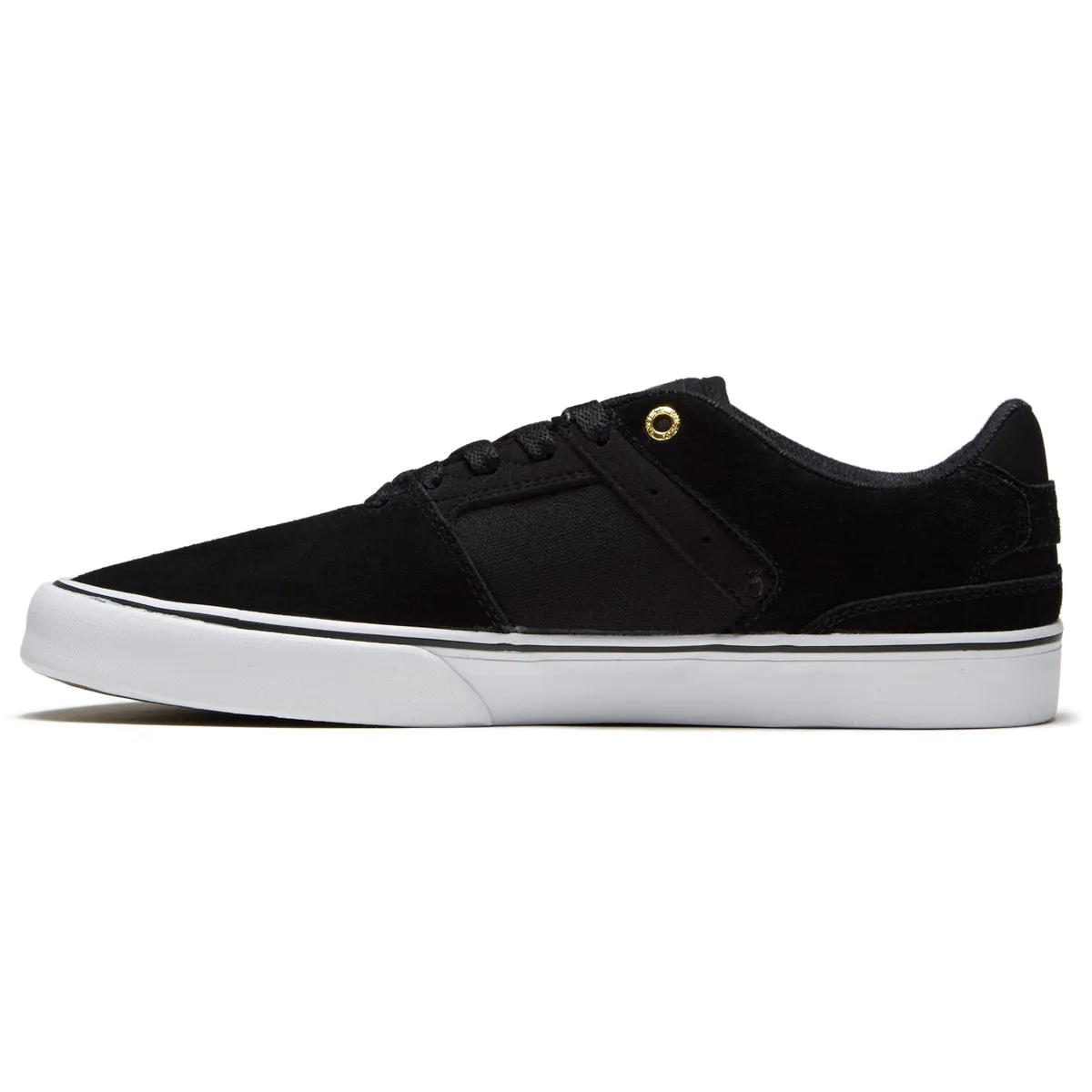 Sport Inspired Emerica The Low Vulc Shoes - Black/Gold/White