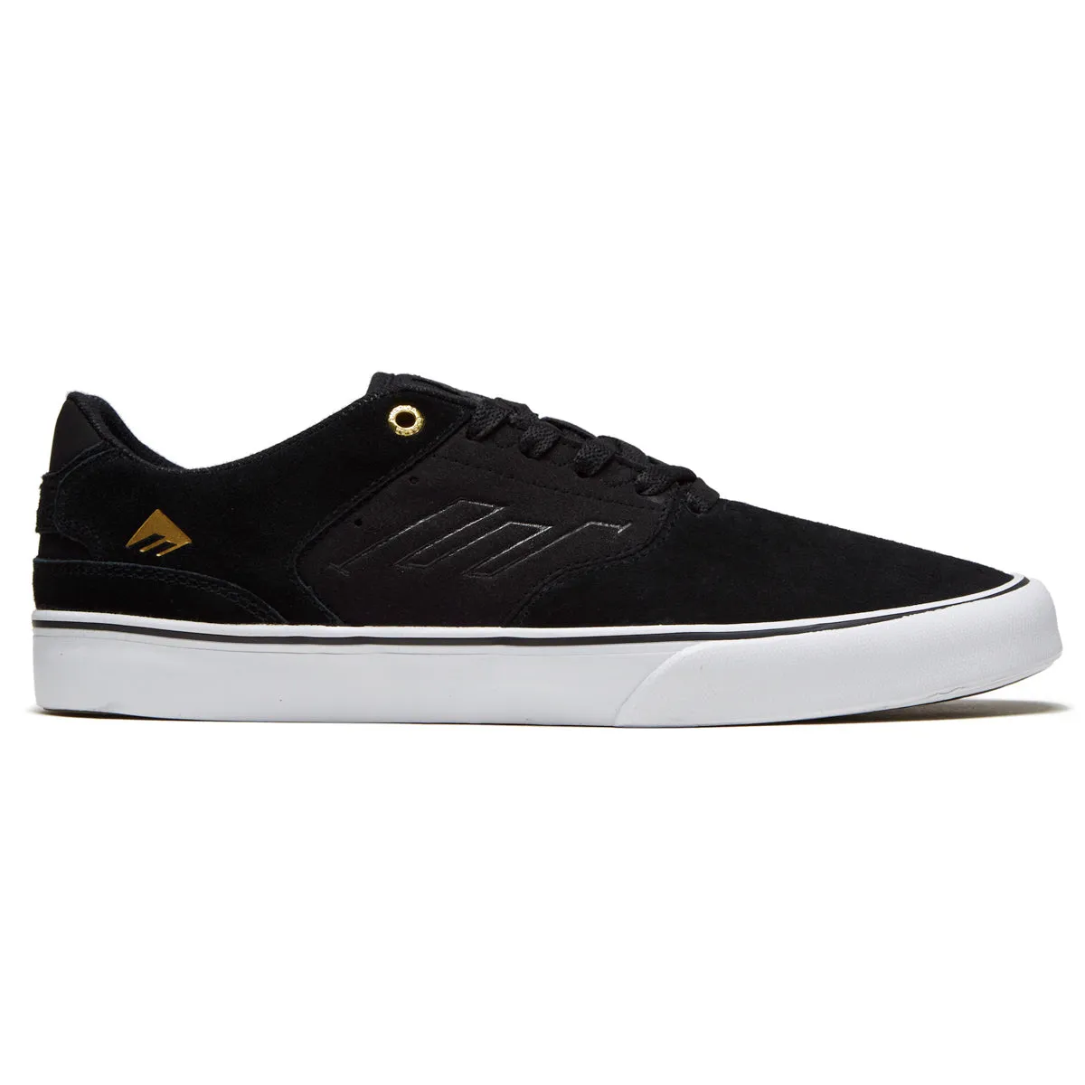 Outdoor Movement Emerica The Low Vulc Shoes - Black/Gold/White